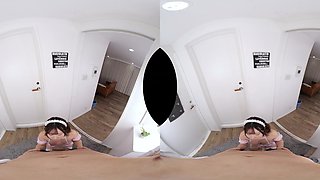 Japanese Maid Explores Sensual Solo VR With Intense Passion Desire