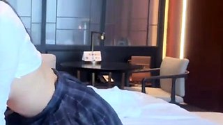 Extreme close up of Japanese teen masturbating Uncensored