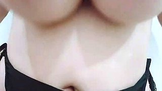 Big boobs milf masturbates with her dildo