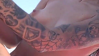 Smoking on the Beach