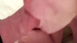Lady's cumshot porn