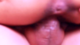 Frantically bouncing on his hard cock until he loses control.