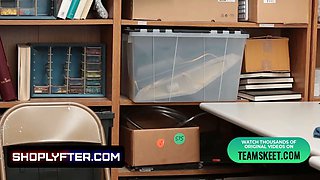 Shoplyfter - curvy mexican gives her Tight Pussy to a perv lp officer to avoid troubles with the law