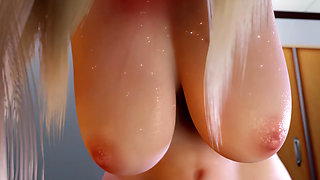 3D Big Boobs Cosplay Blonde Slut Got Fucked so Hard by Big Cock