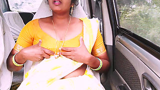 Indian Car Sex. House Maid Try to Fucking with House Owner. Telugu Dirty Talks.