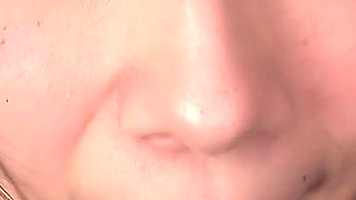 Saliva POV Hina Azumi’s Tongue Glistens-long, Wet, and Dripping Spit Onto Your Cock