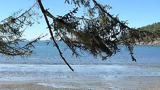 Peeing Out on the Beach in Seattle!