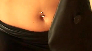 Sexy Whore Tera Joy Rubs Her Horny Pussy on the Couch