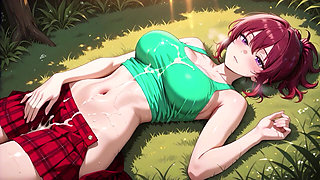 Horny Redhead Woods Deepthroat to Thick Cum Overflow