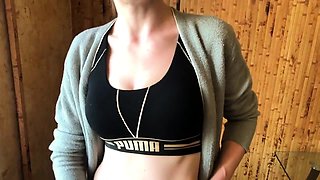 Step Sister Sucks and Fucks Until She Cums - Russian Amateur