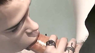 Area69: Gothic Beautiful Vampire with Sharp Teeth Is Doing Sloppy Blowjob - Episode 26