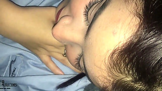 I'm Very Horny and I Fuck My Stepsister's Rich Pussy and I Cum in Her Mouth -pov
