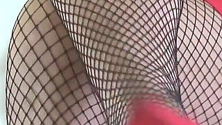 Misss a Catching You with Her Sexy Fishnets 2