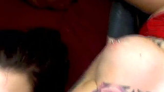 Stepdaughter Takes Mutiple Cum Salvo's Together with Mommy Pt 2