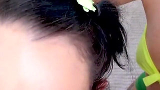 Cute teens Daisy Love and Kylie Pierce POV no hands bj cum swallow