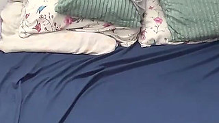 BBW in Her Bed Masturbating and Smoking