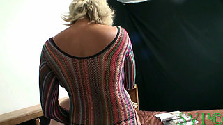 Naughty Smoking Stepmom Wearing a Slink Dress Seduces Me