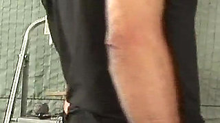 Young Tatted Blonde German Babe Gets Restrained and Fucked by Thick Dick