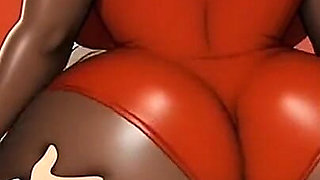 Married Cuckold Worships a Big Black Ass. Cartoon