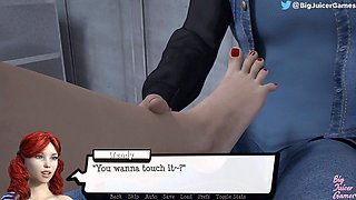 Dominatrix makes her cheating boyfriend worship her feet in Pandora's cell