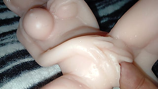 Ultra Lifelike Silicone Doll POV - 4K Solo Toy Session