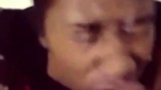 Ebony Amateur's Massive Facial