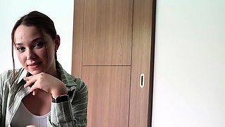 Young French teacher, teaches real French kissing. Fucked a