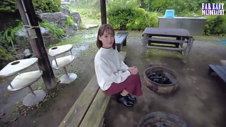 Elegant Gulp Night with a Submissive Wife Savoring Deep Warmth Under the Open Sky 13