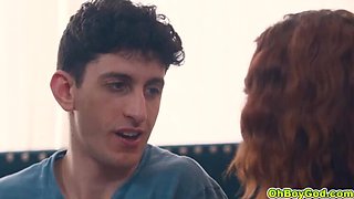 Natasha Nice Teaches Step Son How To Last Longer - Hot MILF Blowjob & Titty Fuck Training