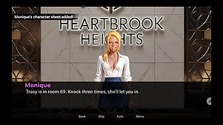 Adventure in Heartbrook Town Gameplay Hardcore blowjob, fingering