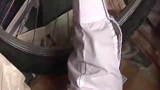 Uniformed Sluts - ebony Brunette Romana Ryder Dressed as a Sexy Police Officer Fucking Hard in the Cell