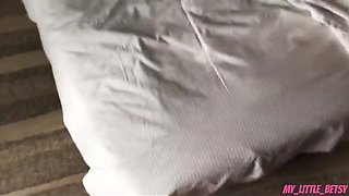 A Fan Wants to Fuck a Cute Teen Model – She Can't Say No (Amateur POV Blowjob & Small Tits Babe)