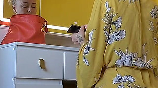 Your Mate’s MILF Catches You Watching: Lick My Pussy While You Jerk
