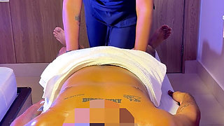 Sensual Manual Massage POV - Big Built Amateur Guy Happy Ending
