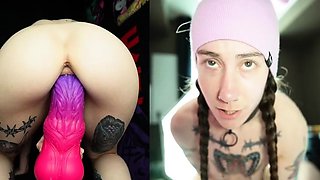 Gaping enema fetish slut toyed
