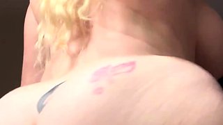 Blonde emo amateur solo masturbation