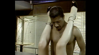 A Big Black Cock for the Blonde Hairy Pussy of Moana Pozzi