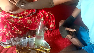 Desi Bhabhi Gets Drunk And Anal Fucked By Neighbor - Indian Homemade Big Ass Sex