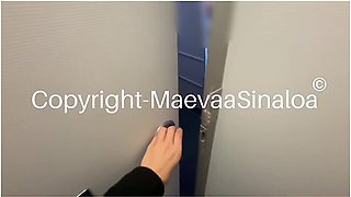 Maevaa Sinaloa - I Finger Myself In The Plane Toilet To Make My Little Pussy Cum