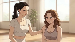 Yoga Instructor Special Technique to Helps Her Student Focus