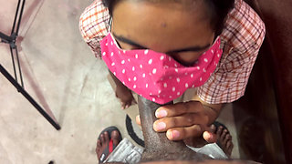 Indian Cute School Girl Come to Home and Suck Cock in Step Brother