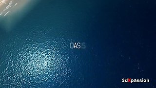 Nexus-3 Oasis – Busty brunette Fatima sucks cock & rides hard in her beach cabana
