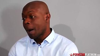 MILF Boss Dee Williams Fucks BBC Employee in Office - Blowjob & Creampie