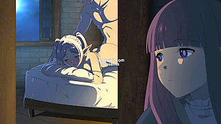 Frieren Fern and the Dirty Secret Gangbang Sex ( Cartoon 3D Parody )