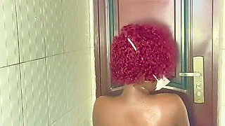 Pregnant Woman Having Her Bath