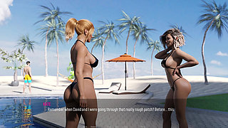 Shared Desires Hot Wife on the Beach in Bikini - Episode 1