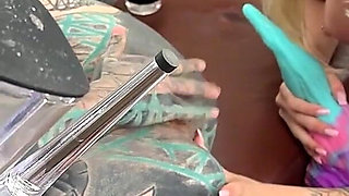 Prague Bts Massive Toys Stretch Gaping Asses