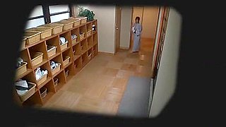 She appeared in a very aggressive outfit, wearing almost nothing but a towel!