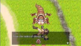 Curvy obese babe in wild porn games adventure