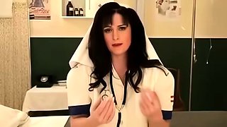 Amateur brunette devyn toys her big pussy in the office